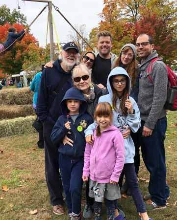 Delle Bolton with her family. 